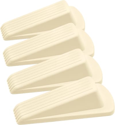 Rubberen Deurstopper - Deurwig Deurblokker - Deuren Open Houden - Zwaar Belastbaar - 13 inch openingen - Beige