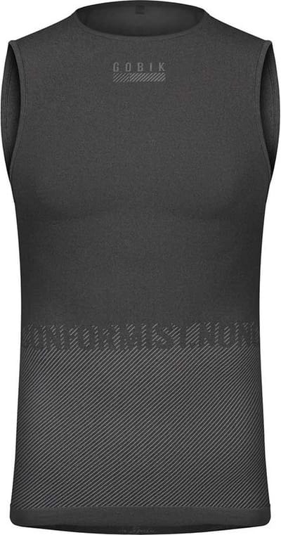 Gobik Men's Sleeveless Undershirt Limber Skin Basalt XS/S