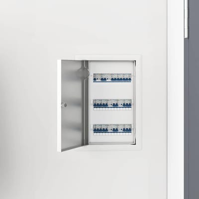 vidaXL - Access - Panel - Wit - 33 - x - 23 - x - 3 - cm - Staal