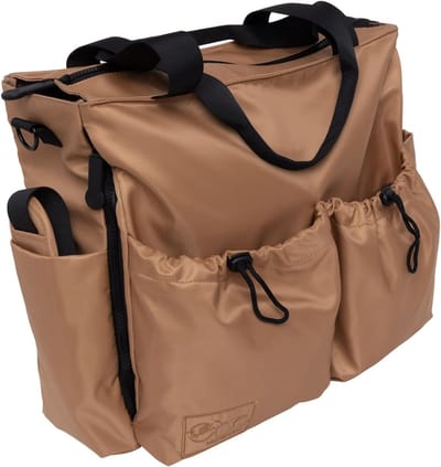 Sporttas Dames - Fitpack Tas - Trainingspartner - Gerecyclede Materialen - 40x13x35 cm - Bruin