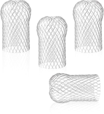 Dailygoods- Dakgootbeschermer Aluminium - 4 Stuks - Bladvervuiling Bescherming - Regenbuisbescherming - Waterdicht - Schokbestendig - Regenpijpfilter
