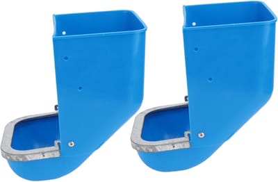 Voerbak Set - Pluimvee Bakken - Dieren Voeren - Grote Capaciteit - 2 Stuks - Willekeurig