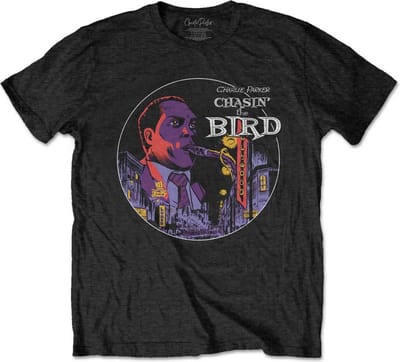 Charlie Parker - Chasin' The Bird Hollywood Heren T-shirt - S - Zwart