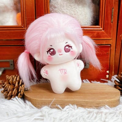 1 Stuk 10cm Kawaii Pluche Idool Poppen Gevulde Zeester Figuur Poppen Twaalf Sterrenbeelden Speelgoed Voor Kinderen Meisjes Cadeau