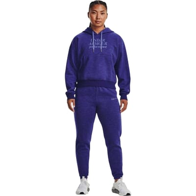 Under Armour Essential Script-hoodie voor dames (Blauw)