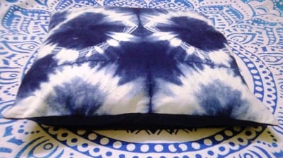 Kussenhoezen, Tie Dye Shibori kussenhoezen, Decoratieve katoenen worp, Shibori Sofa kussenslopen, Bohemian Pillow Shams Outdoor Kussenhoes 16x16 (5)