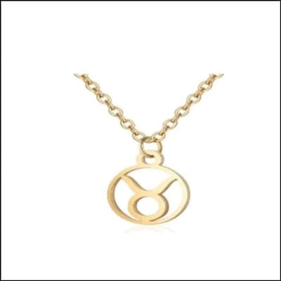 Aramat Jewels | Halskettingen | Tijdloze Sterrenbeeld Ketting - Stalen Damesketting | Stier | |1,5mm | Staal | Volwassenen | Verkleurd niet