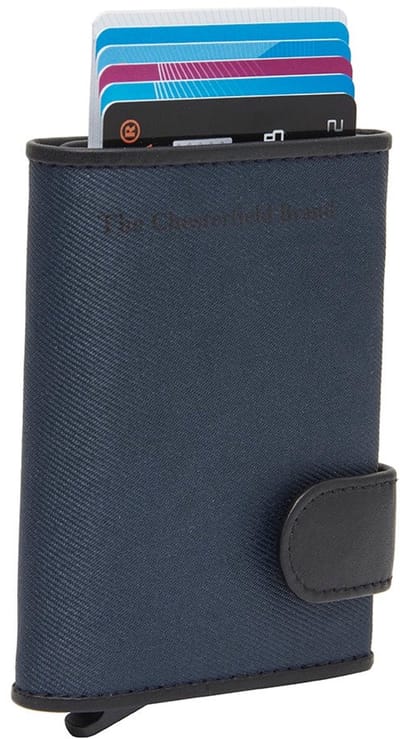 The Chesterfield Brand - Leren Pasjeshouder Navy Delsbo