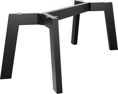 MetaloPro Tafelonderstel Barax Special Extreme – Zwart Stalen Industrieel Onderstel voor Grote Eet- en Werktafels – Duurzame en Stabiele Constructie 140x80x72cm