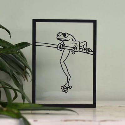 Houten lijstje – Floating Frames – Kikker