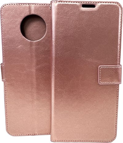 Bookcase Geschikt voor: Nokia G50 Rosé Goud - portemonnee hoesje - ZT Accessoires