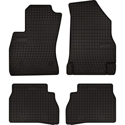 Wielganizator SolidPRO - Rubberen Automattenset - Fiat Doblo II - Zwart - 2009-2020
