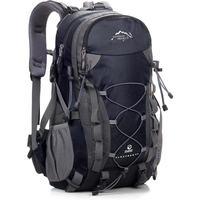 40L Heren Dames Trekkingrugzak Bergbeklimmen Tas Outdoor Reistent Rugzak voor kamperen Wandelen zwart