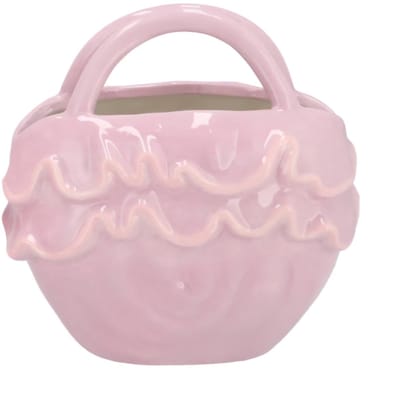 Yfke dreamy light pink/purple vase bag ruffle 20x13x20 cm