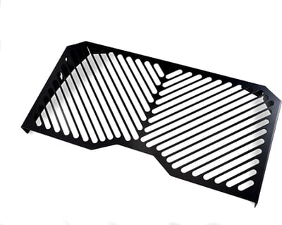 Radiatorafdekking Motor - Beschermer Grill - Motor Beschermen - Zwart Gepoedercoat - Specifiek Model - Zwart