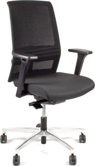Linea Omnia 01 - Bureaustoel - Ergonomisch EN1335 - Multi verstelbaar- Zwart