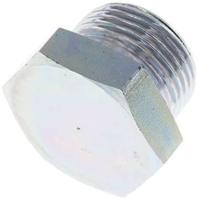 Plug G1'' Staal met buitenzeskant 60° conus 150 bar (2107.5psi) Hydrauliek