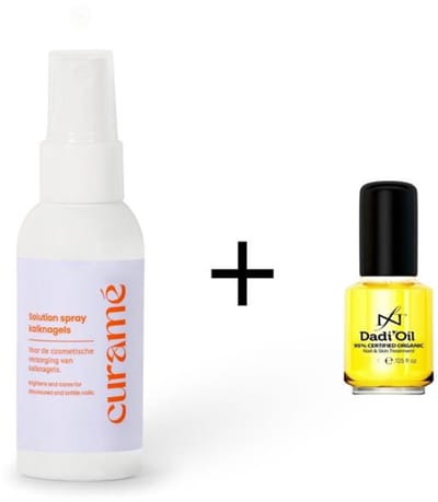 Dadi'Oil nagelriemolie 3,75 ml + Curamé Solution voetnagelspray 50 ml - Verzorgingsset