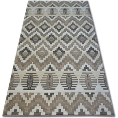 Kleden Rugsx Tapijt ARGENT - W4809 Ruit beige 240x330 cm