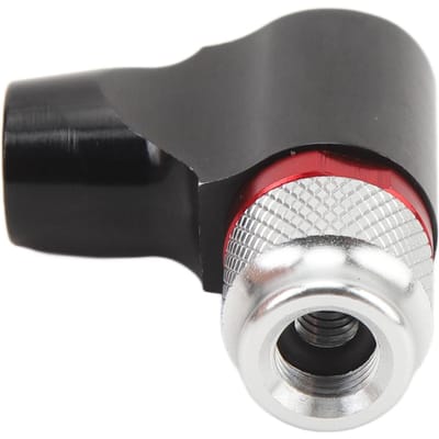 Gonfleur CO2 pour pneu de vélo avec manchon isolant Compatible pour valve Presta Valve américaine pour filetage UNF 3 8in 12g 16g noir