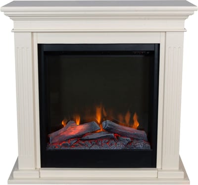 Xaralyn Elektrische haard - Cadiz ELE-MDW - Witte MDF haardombouw - 1500 Watt verwarming - afstandsbediening