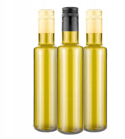 Bimberek Dorica Serie - Olijfolie- en Azijnfles - 250ml - Olijfgroen - Inclusief Dop