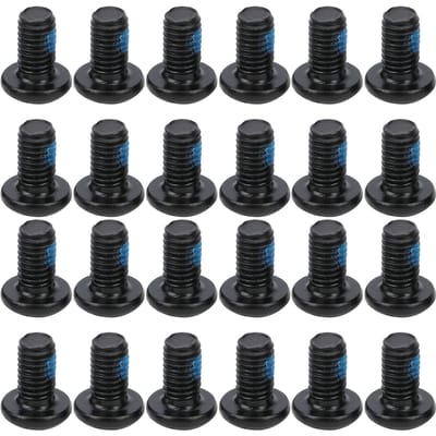 24 stuks ZTTO Fiets Schijfrem Schroeven T25 Kleurrijke Bouten M5x10mm0.4in Staal SlijtvastheidRood gray