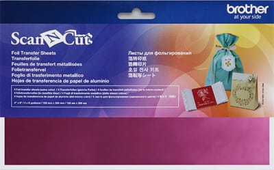 4 metallic vellen blue - 10x20 cm - ScanNCut - Brother