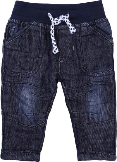 Denim broek met elastische band DENIM CO
