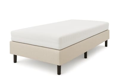Nessa® - 70x190 - Boxspring Furkan - Crème - Beige - Inclusief Matras