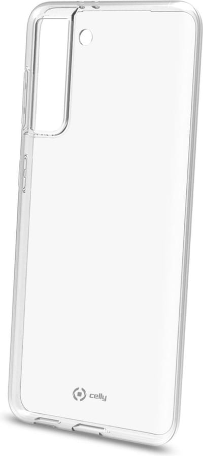 Celly Gelskin Siliconen hoesje - Geschikt voor Samsung Galaxy S21+ Plus - TPU Back cover - Transparant