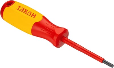 VDE Schroevendraaier - Torx Schroevendraaier - Veilig Elektra Werk - Slagkap Isolatie 1000V - T25 - Geel