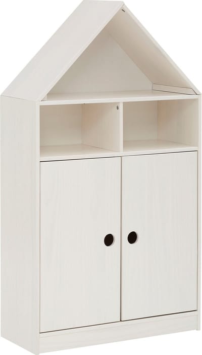 Alpi-Kast - 2-Deurs met Dak - Wit