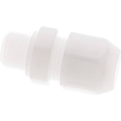 12x14mm & G3/8'' PP rechte slangkoppeling met buitendraad 10bar/145psi