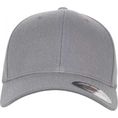 Urban Classics - Wool Blend Flexfit pet - S/M - Grijs