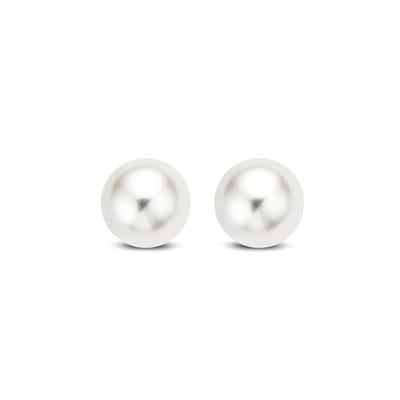 New Bling Goud 9NBG-0010 - Oorknop Bol - Parel - 4mm - Goud