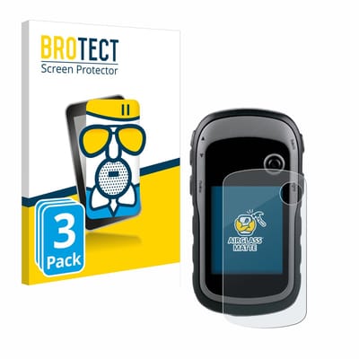 BROTECT - Screenprotector voor Garmin eTrex 30x - Folie Beschermfolie Beschermglas matte 3 Stuks