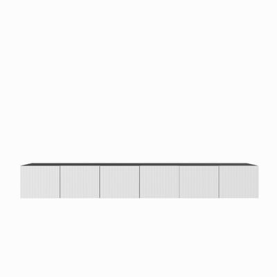 TV-kast Mio 300 (3x100) cm (zwart + wit)