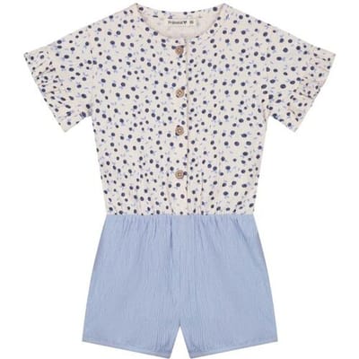 Prénatal peuter jumpsuit - Meisjes - Blauw - Maat 86