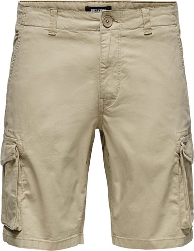 Only & Sons Broek Onsmike Cargo Shorts Pk 1459 Noos 22021459 Chinchilla Mannen Maat - XS