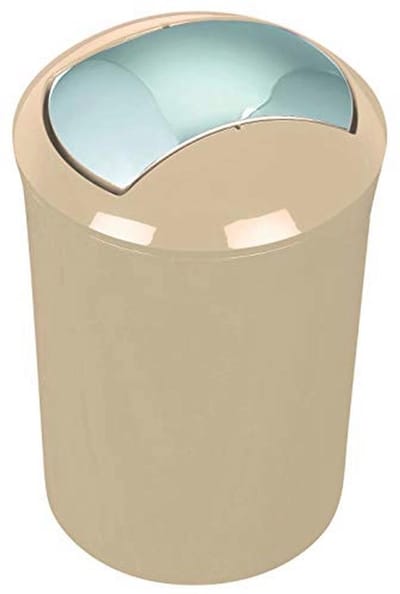 Cosmetica-emmer met kanteldeksel 5 liter - Badkameraccessoire voor netheid en stijl