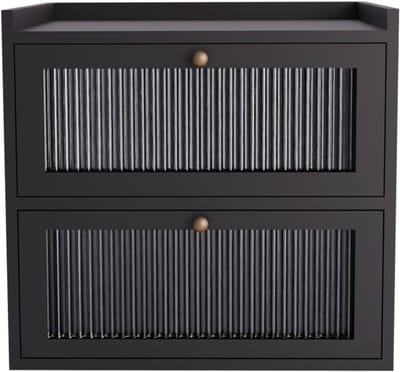 Bamboe Broodtrommel - Keuken Opberger - Brood Vers Houden - Dubbele Laag - 365 cm - Zwart
