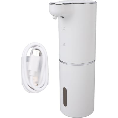 Automatische Zeepdispenser 300ml Contactloos Draagbaar Oplaadbaar Sensor Schuimende Zeepdispenser voor white