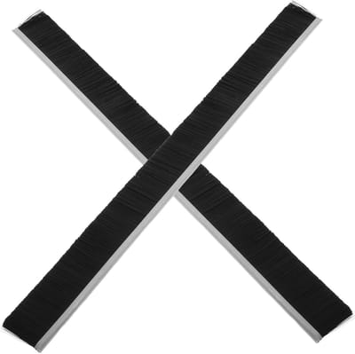 Nylon Borstel Brievenbus - Afdichtstrip Borstel - Post Beschermen - Eenvoudige Installatie - 40 x 3.5 x 3.5 cm - Zwart