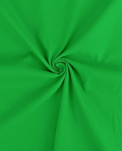 Poplin Katoen Uni Stof per Meter – Groen – Glad & Stevig – 100% Katoen – Voor Kleding & Decoratie