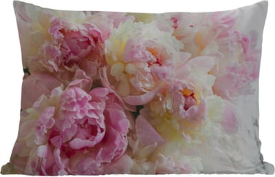 Buitenkussens - Vintage - Bloemen - Rozen - Natuur - 60x40 cm - Weerbestendig