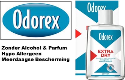 Odorex Extra Dry Vloeibare Flacon - 50 ml - Deodorant - Voordeelverpakking 12 stuks