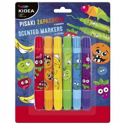 Geurende Fruit Stiften - 6 Kleuren, Dubbelzijdig