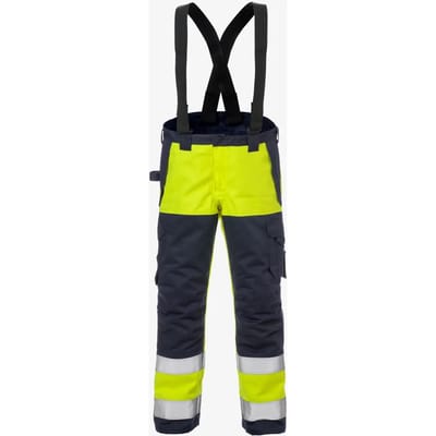 Fristads Flame Hi Vis Winterbroek Klasse 2 2588 Flam - Hi-Vis geel/marineblauw - S