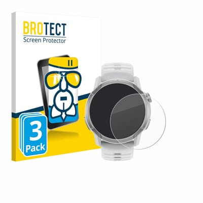 Screenprotector 3 Stuks voor Coros Apex 4 (46 mm) Beschermglas transparant